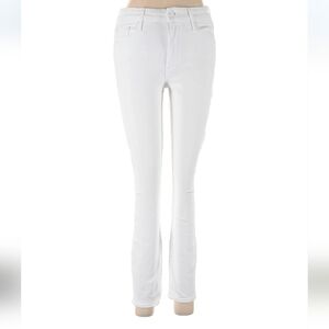 Mother The Looker White Jeans Size 26